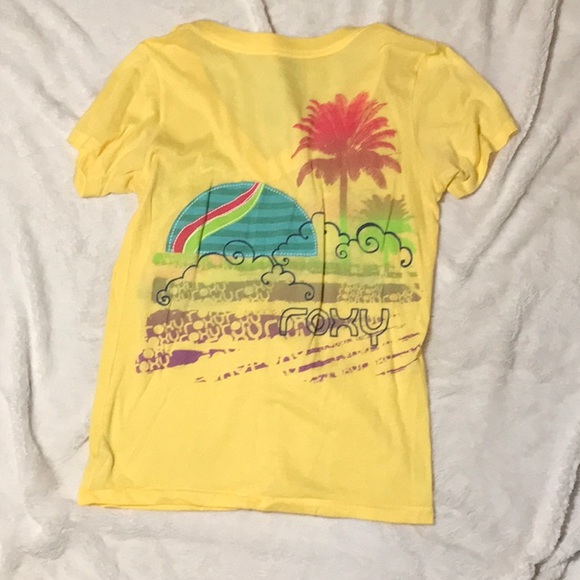 Yellow Roxy tee - Picture 2 of 2